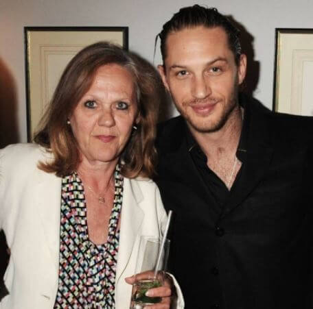 Elizabeth Anne Hardy with her son Tom Hardy.